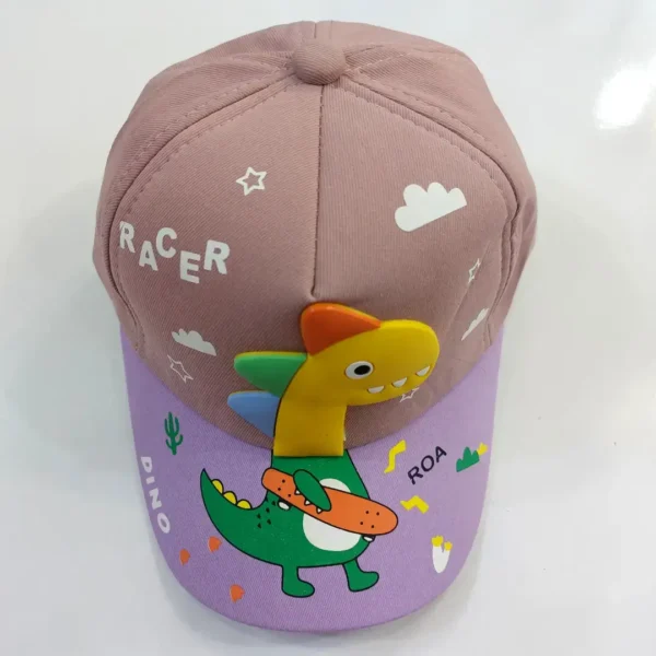 کلاه نقابدار طرح دایناسور رنگ صورتی 122-200