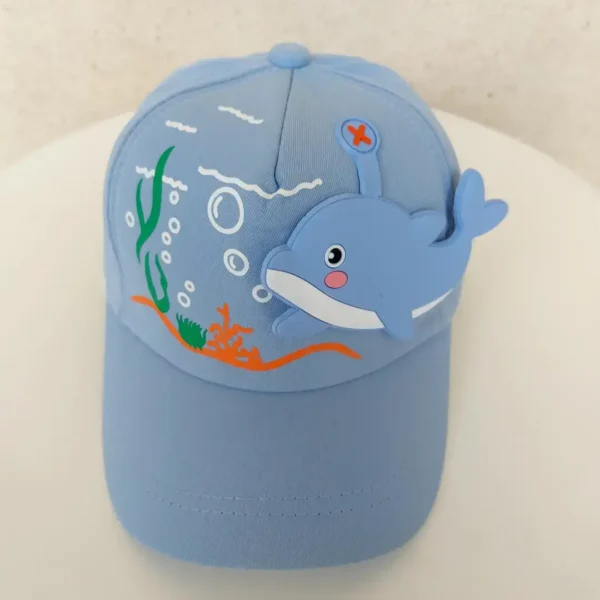 کلاه نقابدار مدل نهنگ رنگ آبی کد 127-200