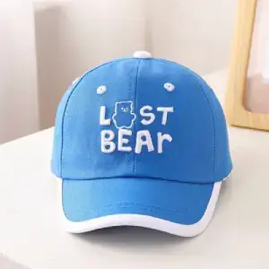 کلاه اسپرت رنگ آبی مدل Lost Bear کد 139-200