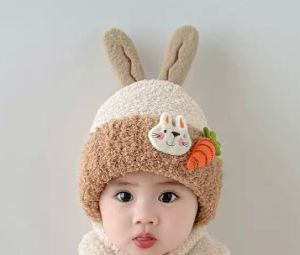کلاه موهر مدل خرگوش رنگ کرم کد 149-300