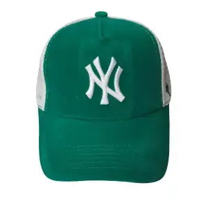 کلاه پشت تور مدل NY رنگ سبز کد162-200