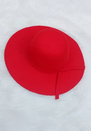کلاه شهرزادی لبه بلند رنگ قرمز کد 511-200